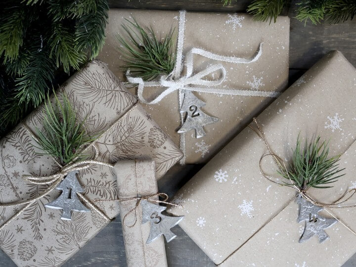 Targhetta albero di natale con numeri dell'avvento s/4 - Arredo Casa da Sogno