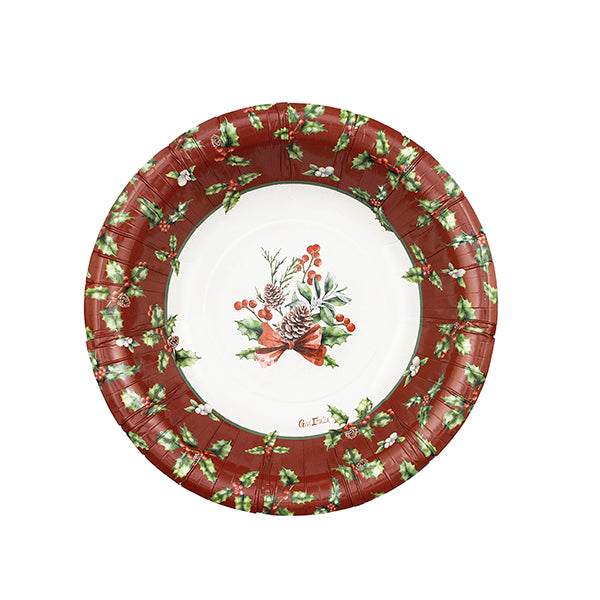 Piatto fondo set da 8 24 cm CHRISTMAS TIME - Arredo Casa da Sogno