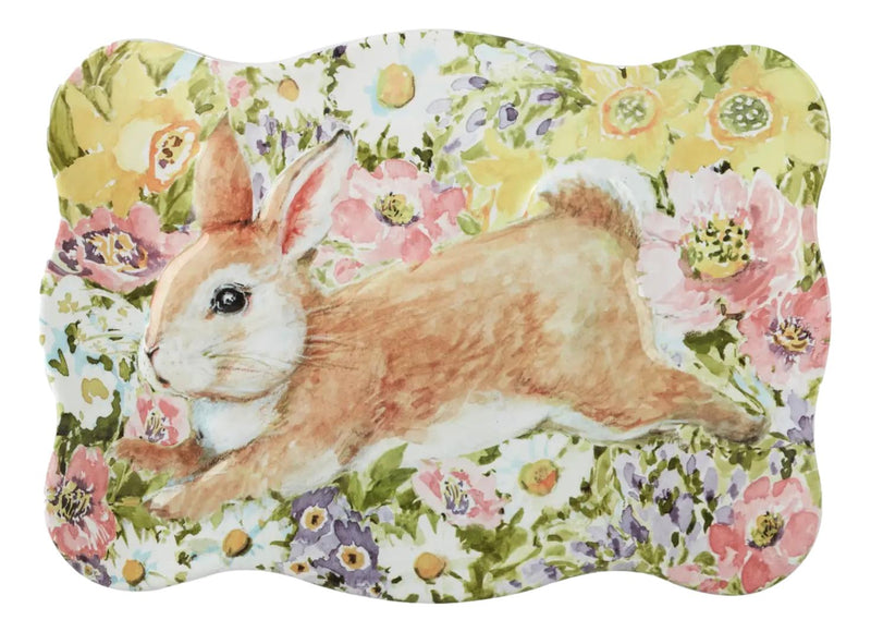 Vassoio rettangolare Coniglio di Pasqua 14 x 10 - Arredo Casa da Sogno