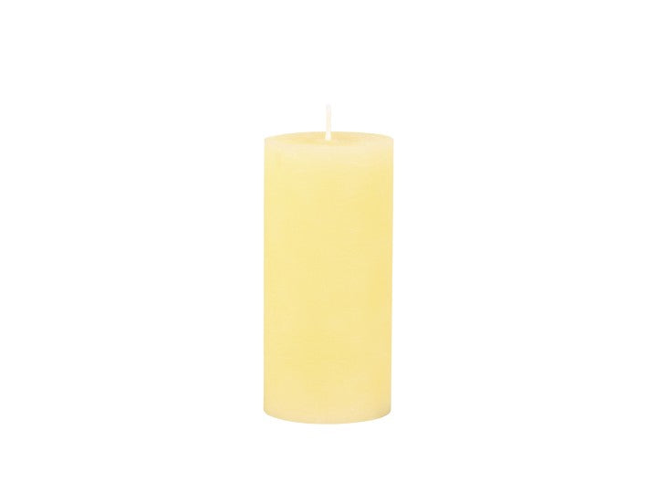 Candela Macon Pillar rustica 60 h giallo CHIC ANTIQUE - Arredo Casa da Sogno