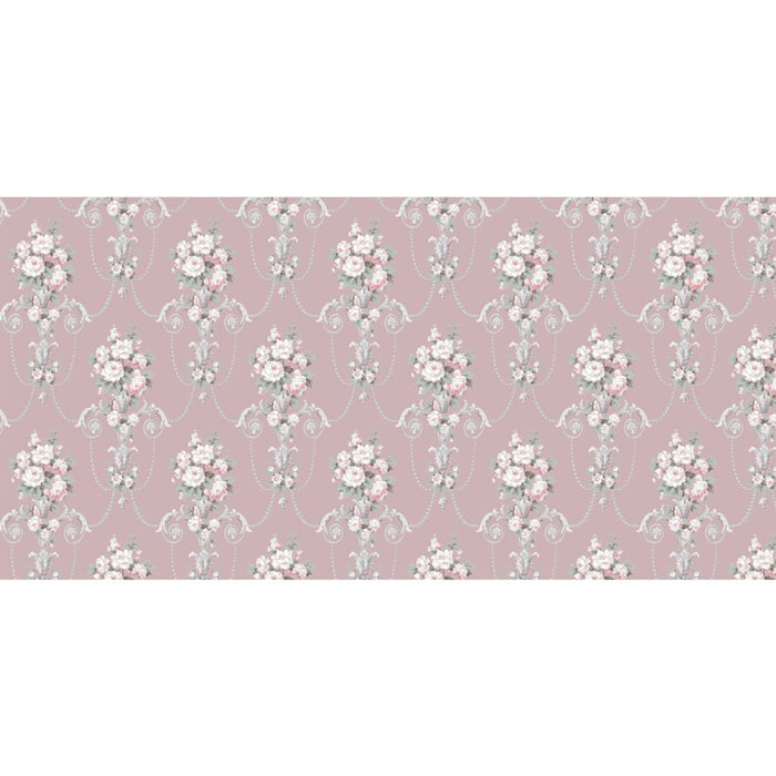 TAPPETO ROSA VINTAGE FLORAL BLANC MARICLÒ 58X180 - Arredo Casa da Sogno