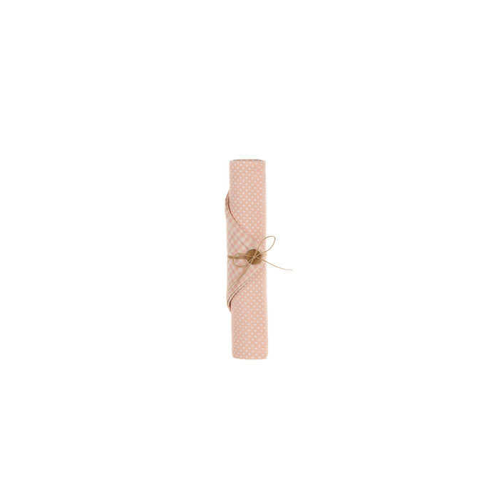 Tovaglietta con tovagliolo vicky rosa . 33x48-40x40 cm