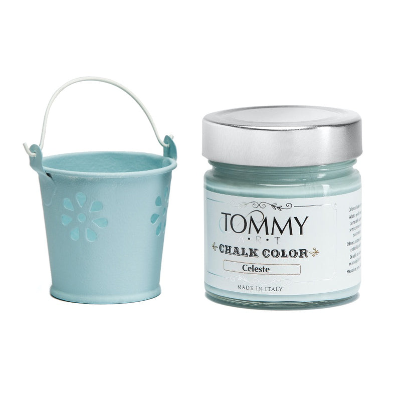 Vernice shabby chic a gesso tommy art celeste - Arredo Casa da Sogno