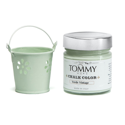 VERNICE SHABBY CHIC A GESSO TOMMY ART VERDE VINTAGE - Arredo Casa da Sogno