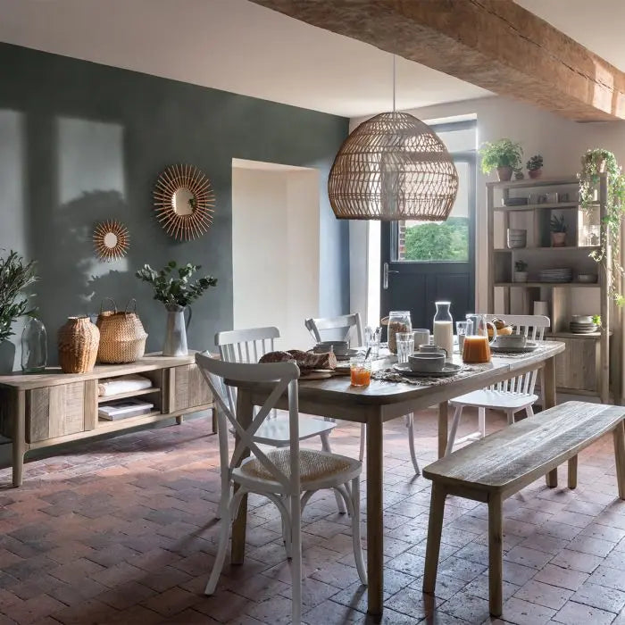 Sedia da bistrot in legno Bianca