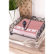 Tovagliolo di carta a quadretti con motivo dolci set da 2 pezzi - Arredo Casa da Sogno