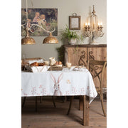 Tovaglia Coniglio Rustic Bunny 130x180 Cm Cotone Rettangolare - Arredo Casa da Sogno