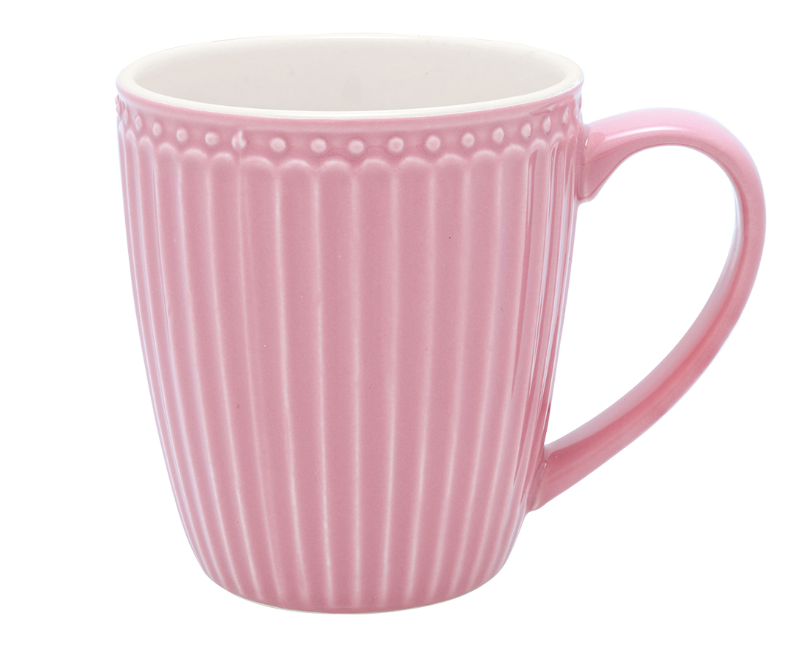 Tazza da latte in ceramica dusty rose - Alice